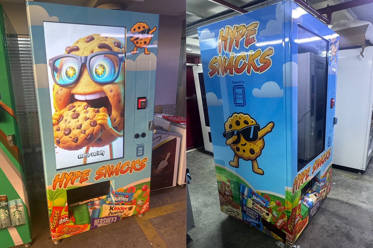 Hype Snacks Smart Vending Machine