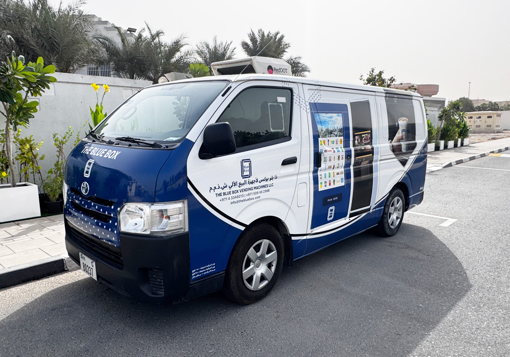 Blue Box Vehicle Branding